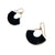 Small Black Tassel Sequin Earrings-Earrings-Giovanna Torrico-Pistachios