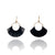 Small Black Tassel Sequin Earrings-Earrings-Giovanna Torrico-Pistachios