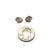 Small Silver Layered Crescent Studs-Earrings-Oliwia Kuczynska-Pistachios