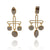 Smokey Quartz Plus Drop Earrings-Earrings-Emily Rogstad-Pistachios