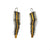 Square Stripe Sterling & Gold Earrings-Earrings-Austin Titus-Pistachios