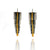 Square Stripe Sterling & Gold Earrings-Earrings-Austin Titus-Pistachios