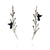 Sterling Silver Branch & Bird Earrings-Earrings-Lisa Cimino-Pistachios