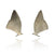 Sterling Silver Butterfly Wing Stud Earrings-Earrings-Lisa Cimino-Pistachios