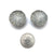 Striated Silver Dome Clip-Ons-Earrings-So Young Park-Pistachios