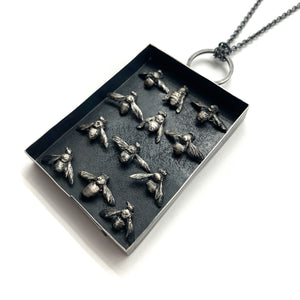 Swarm Necklace-Necklaces-Carin Jones-Pistachios