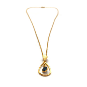 Teardrop Spinel Drop Pendant-Necklaces-Bernd Wolf-Pistachios