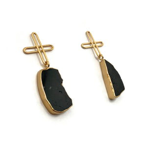 Tourmaline Plus Earrings-Earrings-Emily Rogstad-Pistachios