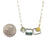 Triple Zircon and Prehnite Necklace-Necklaces-Ashka Dymel-Pistachios