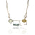 Triple Zircon and Prehnite Necklace-Necklaces-Ashka Dymel-Pistachios