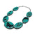 Turquoise and Onyx Reversible Necklace-Necklaces-Kelly Jean Conroy-Pistachios