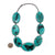 Turquoise and Onyx Reversible Necklace-Necklaces-Kelly Jean Conroy-Pistachios