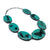 Turquoise and Onyx Reversible Necklace-Necklaces-Kelly Jean Conroy-Pistachios