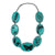 Turquoise and Onyx Reversible Necklace-Necklaces-Kelly Jean Conroy-Pistachios