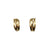 Twisted Gold Huggie Earrings-Earrings-Olaf Sagner-Pistachios