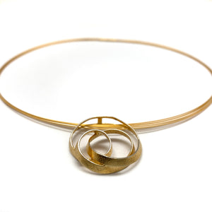 Twisted Gold Vermeil Pendant-Necklaces-Eva Stone-Pistachios