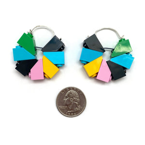 Unicorn Dream Mini Hoop Earrings-Earrings-Emiko Oye-Pistachios