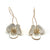 White Flower Earrings-Earrings-Georgia Charal-Pistachios