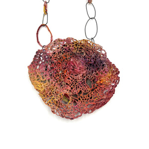 Yiota Vogli - Interpersonal Space Necklace-Necklaces-Wearing Red: Ignite the Fire-Pistachios