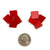 Yu Hiraishi - Quad Square Stud Earrings-Earrings-Wearing Red: Ignite the Fire-Pistachios