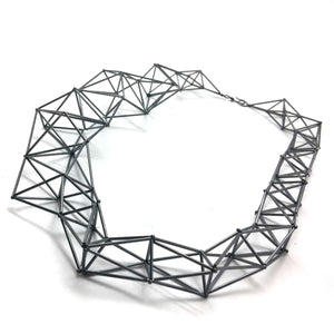 3D Cage Necklace - Oxi-Necklaces-Emilie Pritchard-Pistachios