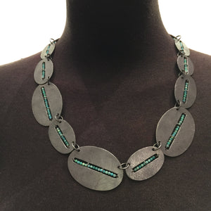 Amazonite Window Necklace-Necklaces-Heather Guidero-Pistachios