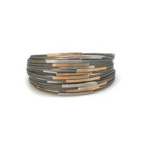 Bar Bracelet - Wide-Bracelets-Bernd Schmid-Pistachios