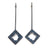 Diamond Caviar Drops- Royal Blue-Earrings-Jessica Armstrong-Pistachios