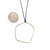 Dipped Open Pebble Necklace - Silver-Necklaces-Gabrielle Desmarais-Pistachios