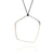 Dipped Open Pebble Necklace - Silver-Necklaces-Gabrielle Desmarais-Pistachios