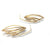 Ellipse Cage Earrings - Gold-Earrings-Veronika Majewska-Pistachios