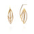 Ellipse Cage Earrings - Gold-Earrings-Veronika Majewska-Pistachios