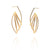 Ellipse Cage Earrings - Gold-Earrings-Veronika Majewska-Pistachios