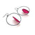 Fuscia Circle Hoops-Earrings-Myung Urso-Pistachios