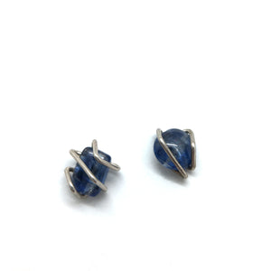 Geo Studs - Kyanite-Earrings-Aimee Petkus-Pistachios