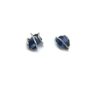 Geo Studs - Kyanite-Earrings-Aimee Petkus-Pistachios