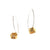 Gold Curl Drops-Earrings-Arek Wolski-Pistachios