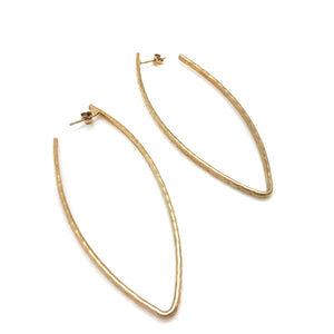 Gold Ellipse Earrings-Earrings-Gilly Langton-Pistachios