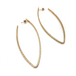 Gold Ellipse Earrings-Earrings-Gilly Langton-Pistachios