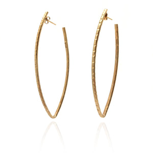 Gold Ellipse Earrings-Earrings-Gilly Langton-Pistachios