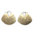 Gold Fan Earrings-Earrings-Leia Zumbro-Pistachios