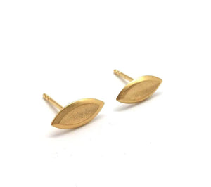 Gold Marquise Studs-Earrings-Bernd Wolf-Pistachios