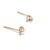 Gold Scribble Posts - XSmall-Earrings-Aimee Petkus-Pistachios