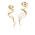 Gold Vortex Earrings-Earrings-Annie Dimadi-Pistachios