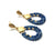 Gold and Kyanite Beaded Drops-Earrings-Bernd Wolf-Pistachios