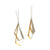 Gold and Silver Angular Drop Earrings-Earrings-Marcin Tyminski-Pistachios