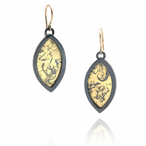 Golden Marquis Earrings-Earrings-Luana Coonen-Pistachios