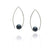 Gunmetal Gray Inverted Earrings-Earrings-Ursula Muller-Pistachios