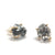 Herkimer Diamond Gold Studs-Earrings-Emi Nakamura-Pistachios