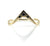 High Arc Black Diamond Ring-Rings-Luana Coonen-Pistachios